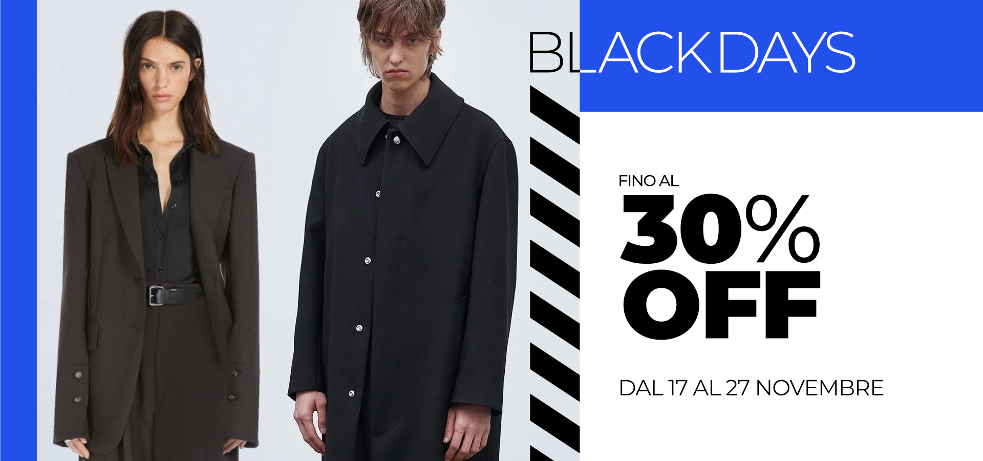 Promo fino al 30% autunno-inverno 2023/24 uomo e donna