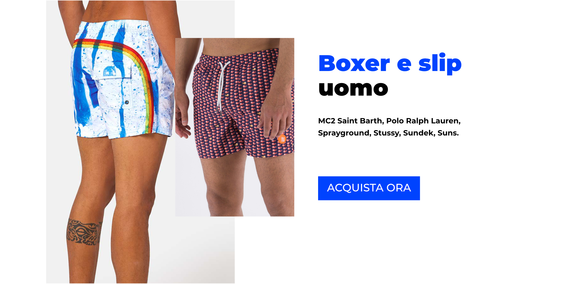 Boxer e slip uomo