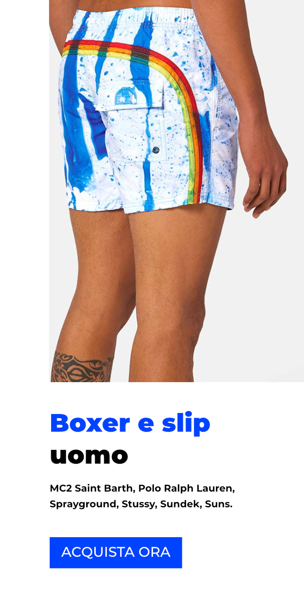 Boxer e slip uomo