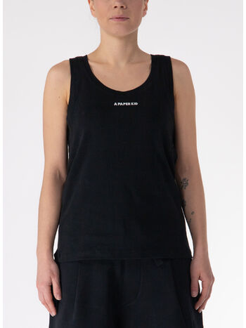 CANOTTA IM MAGLIA UNISEX, 110 BLACK, small