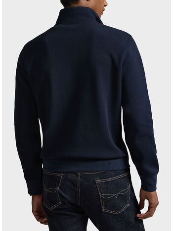 FELPA ZIP, AVIATOR NAVY/C1730, small