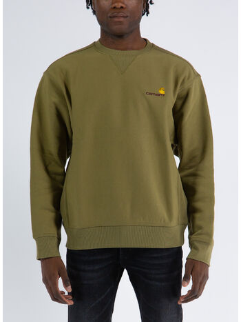 FELPA AMERICAN SCRIPT SWEAT, 1N3XX LARCH, small