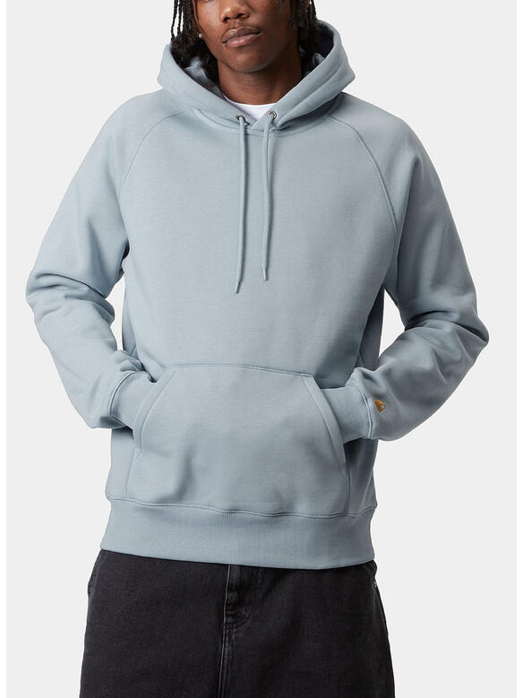 FELPA HOODIE CHASE, 2O2XX FROSTEDGREEN/GOLD, medium
