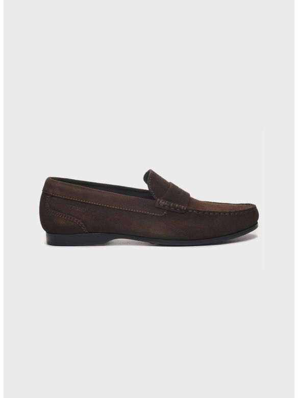 MOCASSINO BYRON SUEDE, 901 DK BROWN, medium