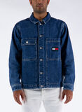 GIACCA IN DENIM CON DISTINTIVO TOMMY, 1A5, thumb