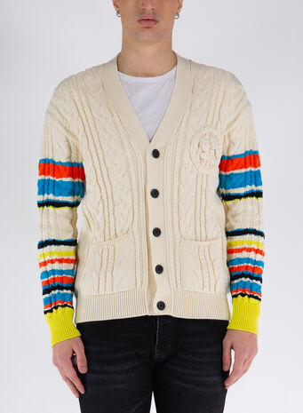 CARDIGAN, 002OFFWHITE, small
