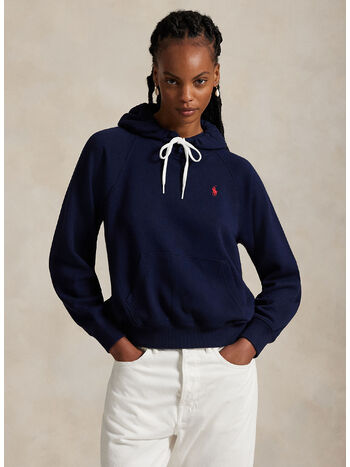 FELPA CON CAPPUCCIO HOODIE, CRUISE NAVY, small