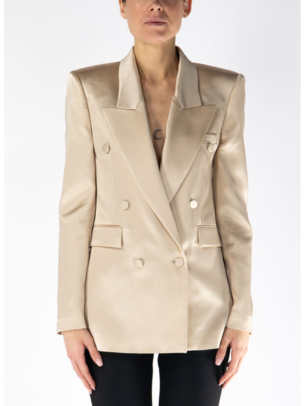 GIACCA BLAZER DOPPIOPETTO, 1332 ECRU, large