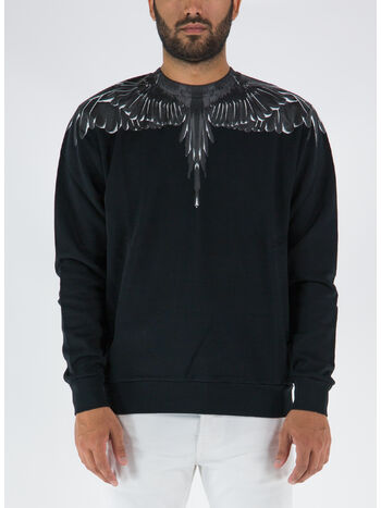 FELPA ICON WINGS REGULAR, 1010 BLACK BLACK, small