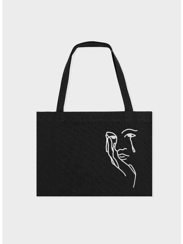 BORSA BORED, BLACK, large