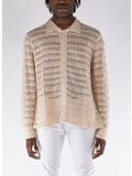 CAMICIA IN MAGLIA YASU, CREAM KNIT, thumb