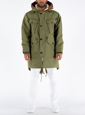 PARKA M66 FISHTAIL, 7D6BURNTOLIVEGREEN, small