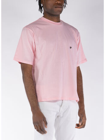 T-SHIRT CON LOGO, 041 PINK, small