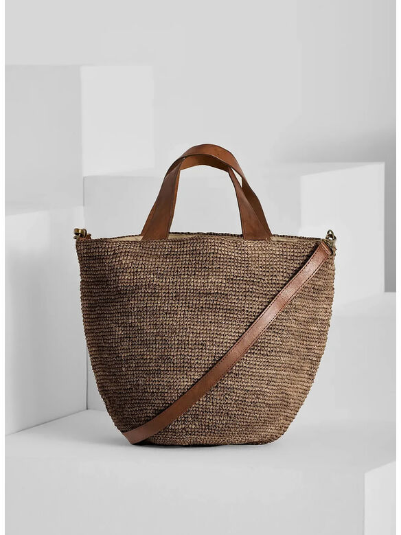 BORSA MIROZY, DARK TEA, medium