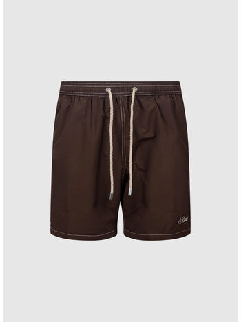 SWIM SHORTS PATMOS, 00085L TOILE 18H DARK BROWN, small