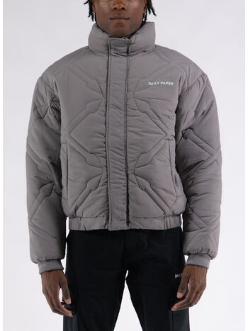 GIUBBOTTO RUNAKO PUFFER, GREY FLANNEL, small