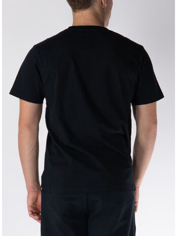 T-SHIRT OVERSIVE CON STAMPA UNISEX, 110 NERO/BLACK, small