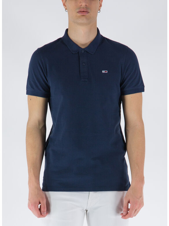 POLO SLIM FIT IN COTONE BIOLOGICO, C87, medium