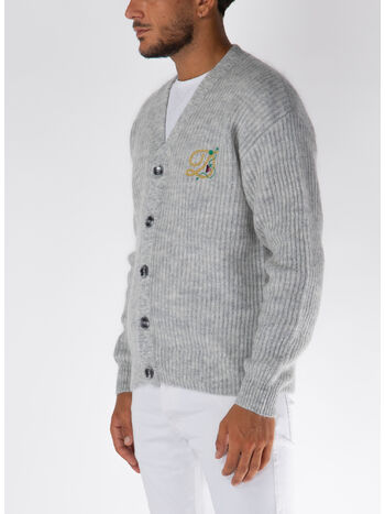 CARDIGAN D RAISIN, GY GREY, small