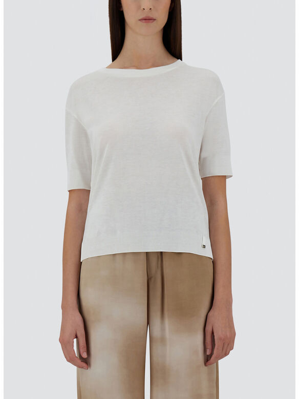 T-SHIRT BASIC ESSENTIAL, 1000 BIANCO, medium