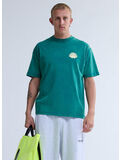 T-SHIRT LOGO, GREEN/BUTTER YELLOW , thumb