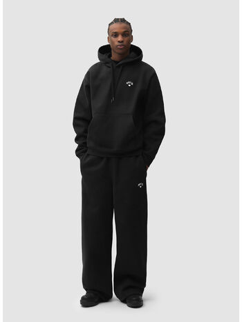 FELPA HEART HOODIE, 1 BLACK, small
