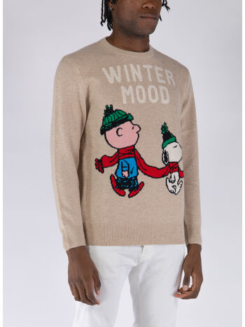 MAGLIONE HERON CHARLIE SNOOPY MOOD, 09770E BEIGE, small