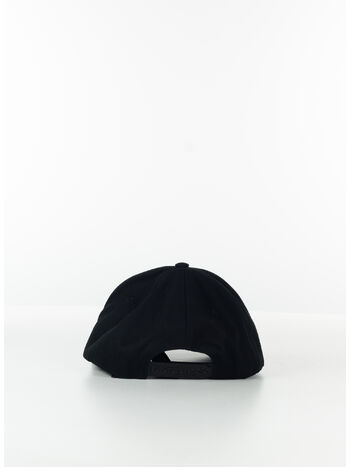 CAPPELLO DA BASEBALL CON RICAMO, 1003 BLACK/OFF WHITE, small