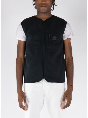 GILET FLEECE, 01 BLACK, small