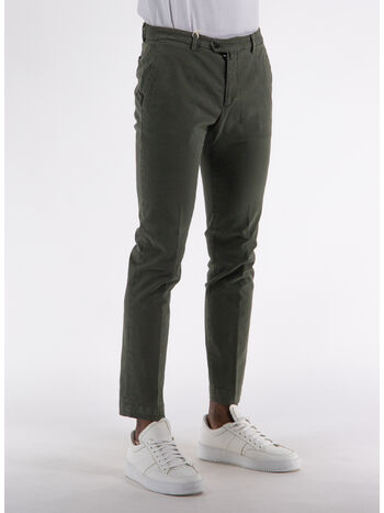 PANTALONE SLIM, 00072 VERDE MILITARE, small