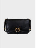 BORSA LOVE SATCHEL CLASSIC VITELLO, Z99Q NERO-ANTIQUE GOLD, thumb