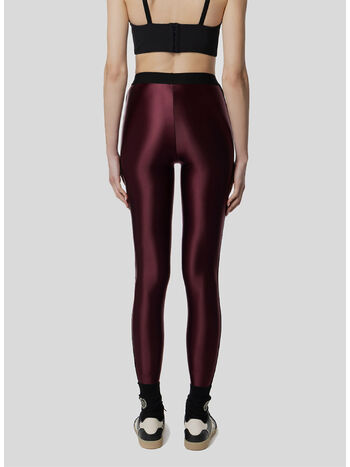 LEGGINGS CON ELASTICO LOGATO, CG3 ROUGE NOIR, small
