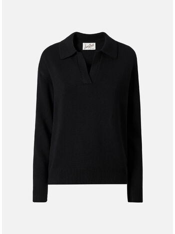 POLO EZE WOOL, 00037I 00BLACK, small