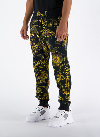 PANTALONE SPRINT BIJOUX BAROCCO, G89BLACK, small