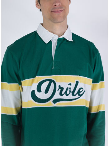 POLO CON MANICHE LUNGHE, DGN DARK GREEN, small