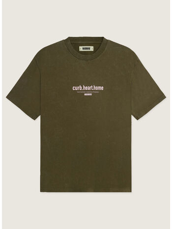 T-SHIRT WBBEAM DYE TEE, DARKBROWN, small