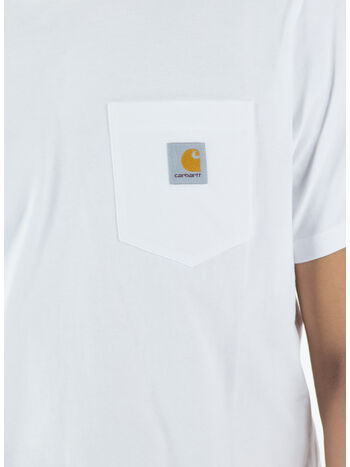T-SHIRT POCKET, 02XX WHITE, small