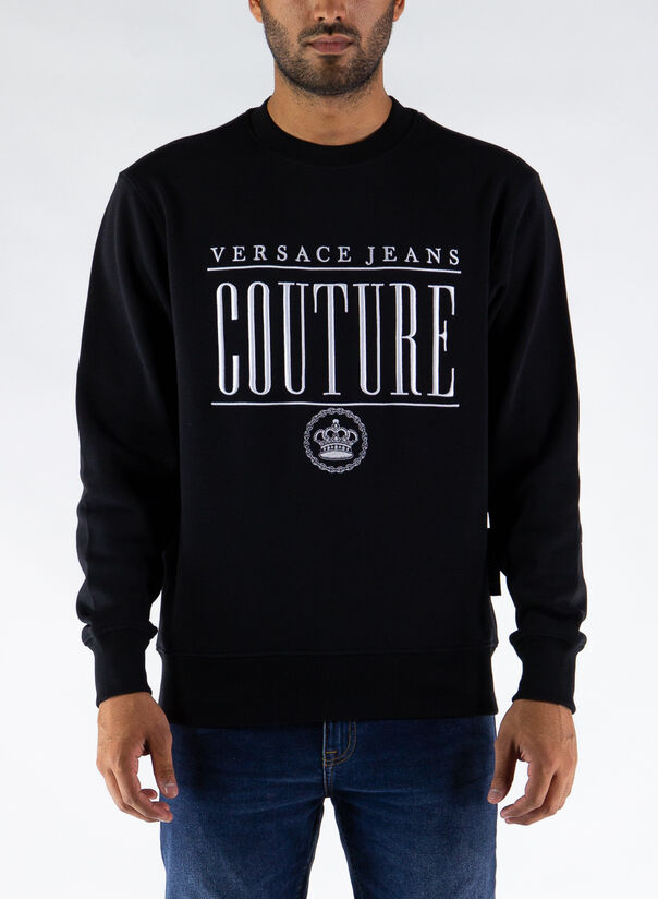VERSACE JEANS COUTURE FELPA VERSACE JEANS COUTURE Nero Uomo | Selecteur