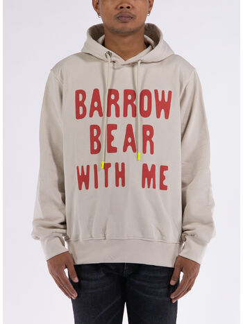 FELPA CON CAPPUCCIO BEAR WITH ME, BW009 TURTLEDOVE, small