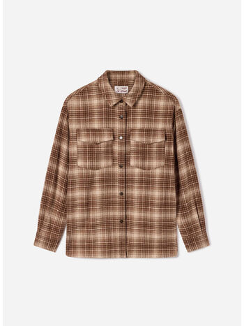 CAMICIA CAMBRY FLANNEL, 00098M TARTAN 1118 EMB, small