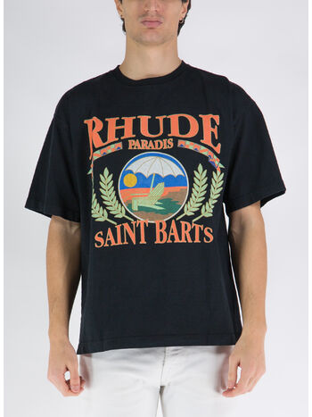 T-SHIRT RHUDE BEACH CHAIR TEE, 0610 VTG BLACK, small