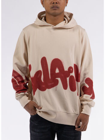 FELPA CON CAPPUCCIO BIG LOGO, , small