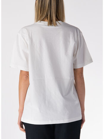 T-SHIRT OVERSIVE CON STAMPA UNISEX, 002 OFFWHITE, small