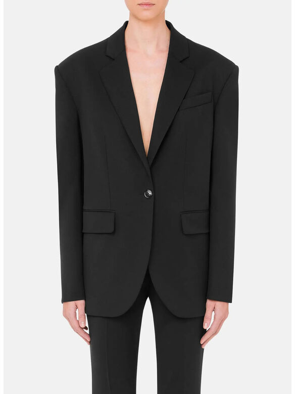 GIACCA IN GABARDINA MISTO LANA, A0555, medium