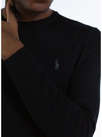 MAGLIONE GIROCOLLO, POLO BLACK, small