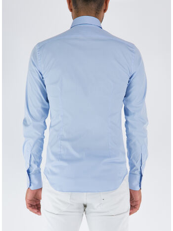 CAMICIA A MANICHE LUNGHE, CELESTE, small