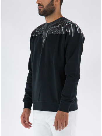 FELPA ICON WINGS REGULAR, 1010 BLACK BLACK, small