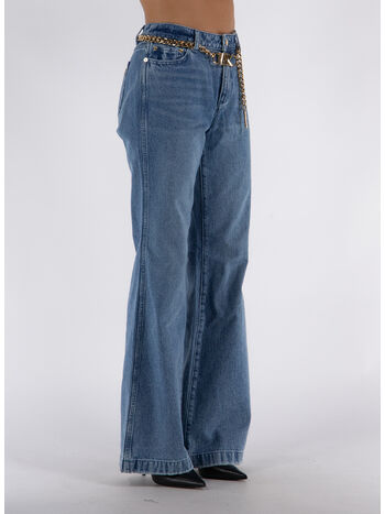 JEANS FLARE CHAIN, 906 ANGELBLUEWSH, small