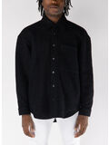 GIACCA A CAMICIA CON TASCA FRONTALE, C0020 BLACK, thumb