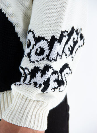 MAGLIONE TURTLENECK, 66DARKWHITE, small
